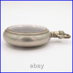 Philadelphia 18-Size Silverode Antique Pocket Watch Case with Deer / Stag Motif