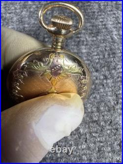 Philadelphia Case Co 25 Yrs 2 Tone Fancy Pocket Watch Case 0s Elgin 320 Parts