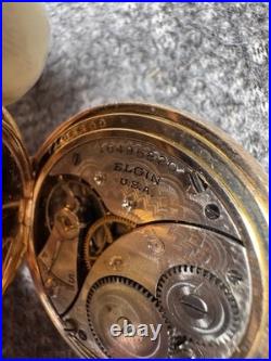 Philadelphia Case Co 25 Yrs 2 Tone Fancy Pocket Watch Case 0s Elgin 320 Parts