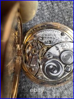 Philadelphia Case Co 25 Yrs 2 Tone Fancy Pocket Watch Case 0s Elgin 320 Parts