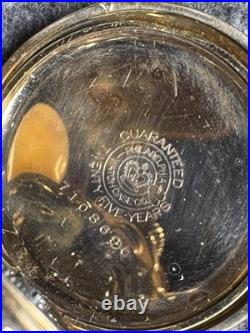 Philadelphia Case Co 25 Yrs 2 Tone Fancy Pocket Watch Case 0s Elgin 320 Parts