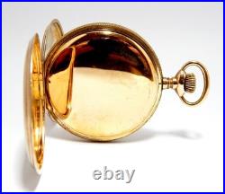 Pocket Hunter New York Standard Watch Co Dial Porcelain Gold Plated Needs Review