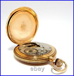 Pocket Hunter New York Standard Watch Co Dial Porcelain Gold Plated Needs Review