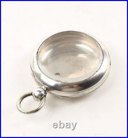 Pocket Watch Case18 Size Sterling Silver Key Wind Triple Hinged-CA-40