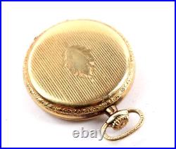 Pocket Watch Case 12 Size Scepter 14K G. F. WU-18