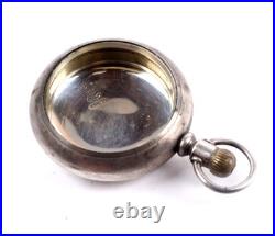 Pocket Watch Case 18 Size Coin Silver-GS-112