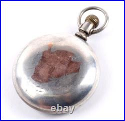 Pocket Watch Case 18 Size Coin Silver-GS-112
