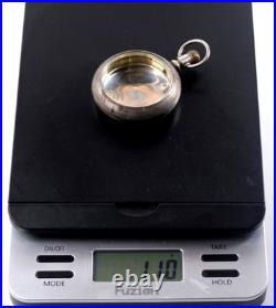 Pocket Watch Case 18 Size Coin Silver-GS-112