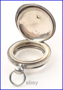 Pocket Watch Case Key Wind18 Size Coin Silver CA-49