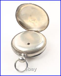 Pocket Watch Case Key Wind18 Size Coin Silver CA-49