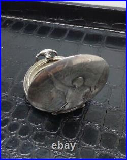 Pocket Watch Case Silver 0,800 Rare PATRIA Argentina Ministro De Guerra Premio