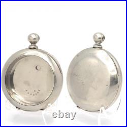 Pocket Watch Cases Lot of 10 Silveroide/Silverine Keywind for 18 Size Movements