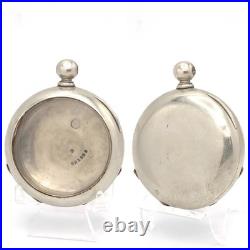 Pocket Watch Cases Lot of 10 Silveroide/Silverine Keywind for 18 Size Movements