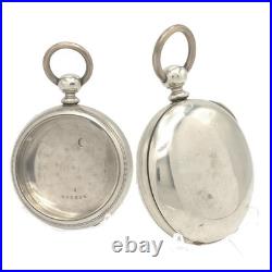 Pocket Watch Cases Lot of 10 Silveroide/Silverine Keywind for 18 Size Movements
