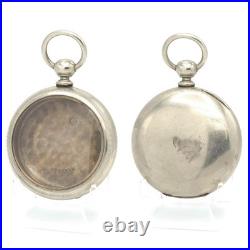 Pocket Watch Cases Lot of 10 Silveroide/Silverine Keywind for 18 Size Movements