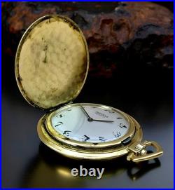 Pocket Watch Herodia Genève Swiss Vintage Gold Case Works