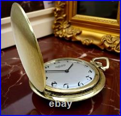 Pocket Watch Herodia Genève Swiss Vintage Gold Case Works