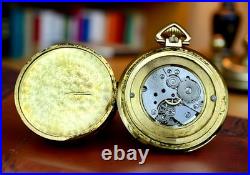 Pocket Watch Herodia Genève Swiss Vintage Gold Case Works