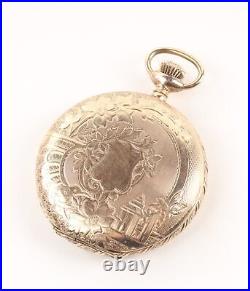 Pocket Watch Hunt Case 6 Size 10Year G. F. BD-116