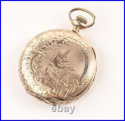 Pocket Watch Hunt Case 6 Size 10Year G. F. BD-116