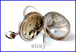 Pocket Watch LONGINES Hunter Grands Prix Case Silver 50mm Circa 1905 Working