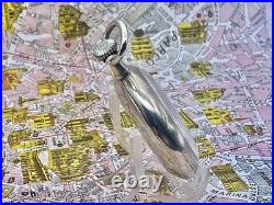 Pocket Watch Non-Magnetic 24-Hour White Dial Metal Case 1900 Mechanical Manual