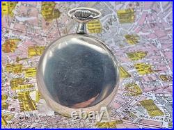 Pocket Watch Non-Magnetic 24-Hour White Dial Metal Case 1900 Mechanical Manual