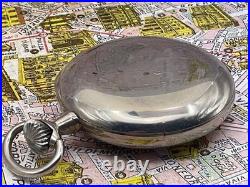 Pocket Watch Non-Magnetic 24-Hour White Dial Metal Case 1900 Mechanical Manual