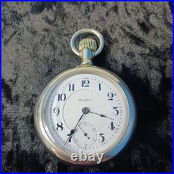 Pocket Watch, Rockford 21 Jewel Silverode Case RUNS