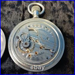 Pocket Watch, Rockford 21 Jewel Silverode Case RUNS