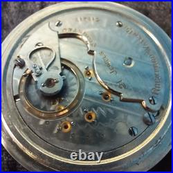 Pocket Watch, Rockford 21 Jewel Silverode Case RUNS