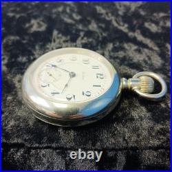 Pocket Watch, Rockford 21 Jewel Silverode Case RUNS