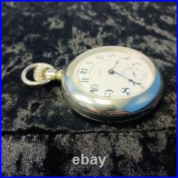 Pocket Watch, Rockford 21 Jewel Silverode Case RUNS