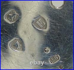 Pocket Watch Sterling 1880's London 51mm Fusee Verge Pair Case Bullseye Crystal