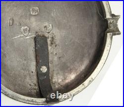 Pocket Watch Sterling 1880's London 51mm Fusee Verge Pair Case Bullseye Crystal