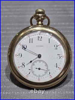 Pocket Watch Unknown Mfr. 15 jewel Swiss movement Gold filled case R (CJL061381)