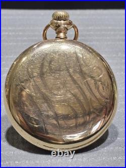Pocket Watch Unknown Mfr. 15 jewel Swiss movement Gold filled case R (CJL061381)