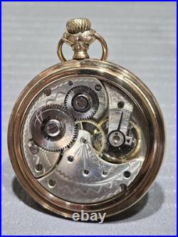 Pocket Watch Unknown Mfr. 15 jewel Swiss movement Gold filled case R (CJL061381)