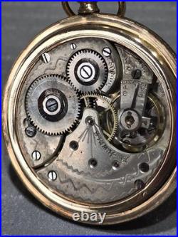 Pocket Watch Unknown Mfr. 15 jewel Swiss movement Gold filled case R (CJL061381)