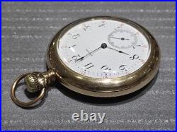 Pocket Watch Unknown Mfr. 15 jewel Swiss movement Gold filled case R (CJL061381)