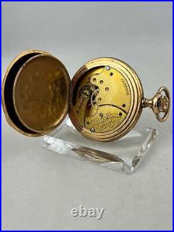 Pocket Watch Waltham Empress Hand Wound Savonette Nice Case, Works