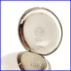 Pocket Watch ZENITH Grand Prix Dial Porcelain Open Face Case Steel To Restore