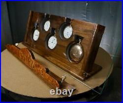 Pocket watch display case, displays 5 watches, 2-16s 3-18s