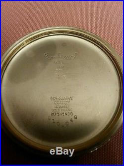 Pocket watch illinois bunn special. Factory error stamped case. NICE. Box set
