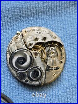 Pocket watch movement with the case back and bezel