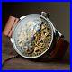 Pre-Order Watches for men skeleton Omega pocket watch in art deco case and dial