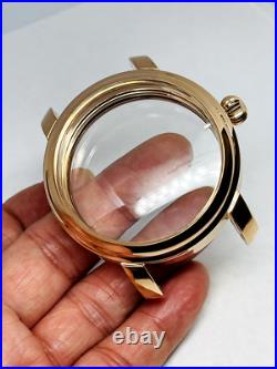 R3 (1) Size 16S WRISTWATCH Wrist Pocket Watch Display Case Rose Gold Plated