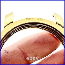 R3 (1) WOW Size 16S WRISTWATCH Wrist Pocket Watch Display Case Gold Plated