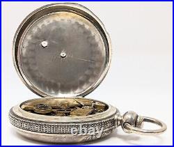 RARE! 1865 E Howard Series III Mershon's Pat Pocket Watch Orig W & S Coin Case