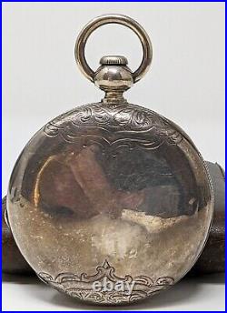 RARE! 1865 E Howard Series III Mershon's Pat Pocket Watch Orig W & S Coin Case